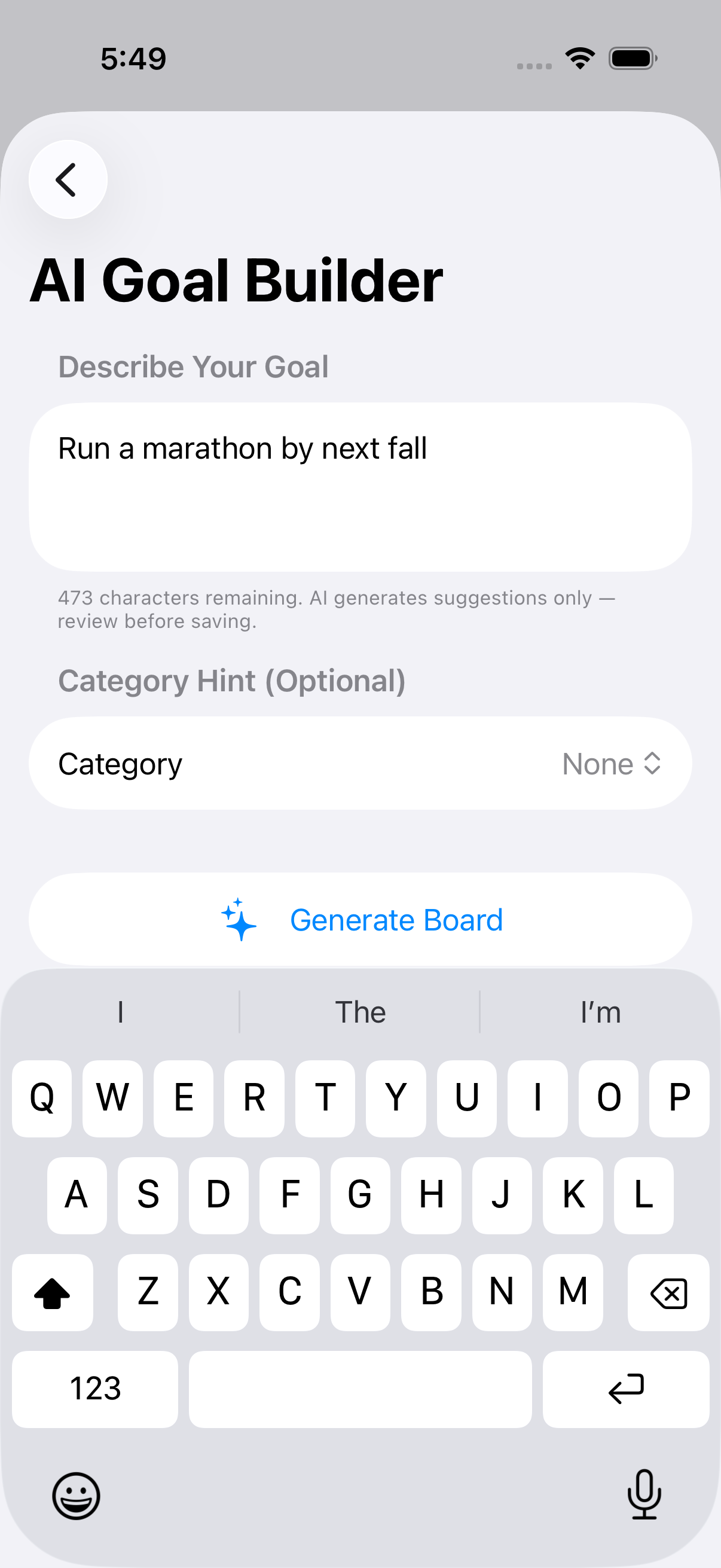 Generate Board